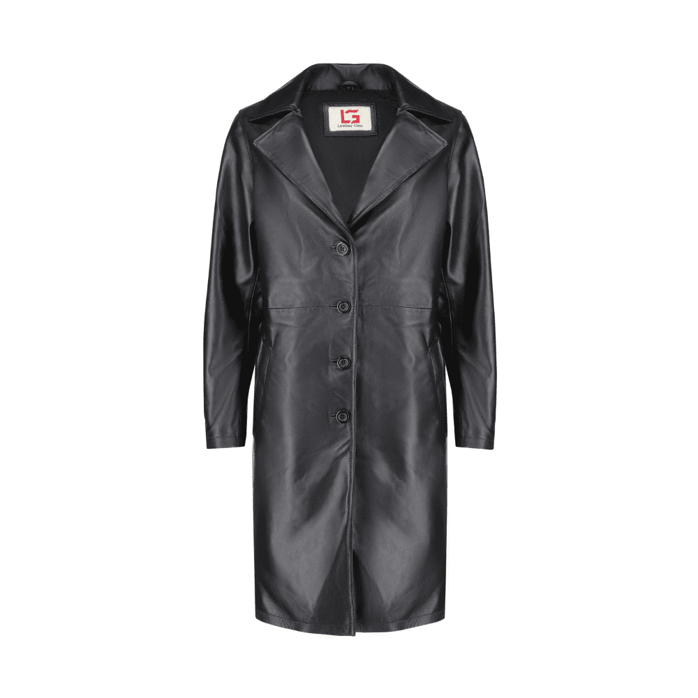 Mens Black Long Coat (2)