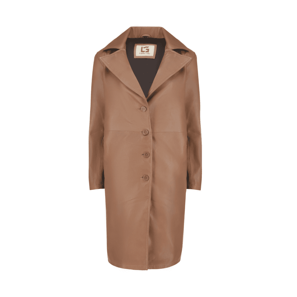 Mens Camel Long Coat (2)